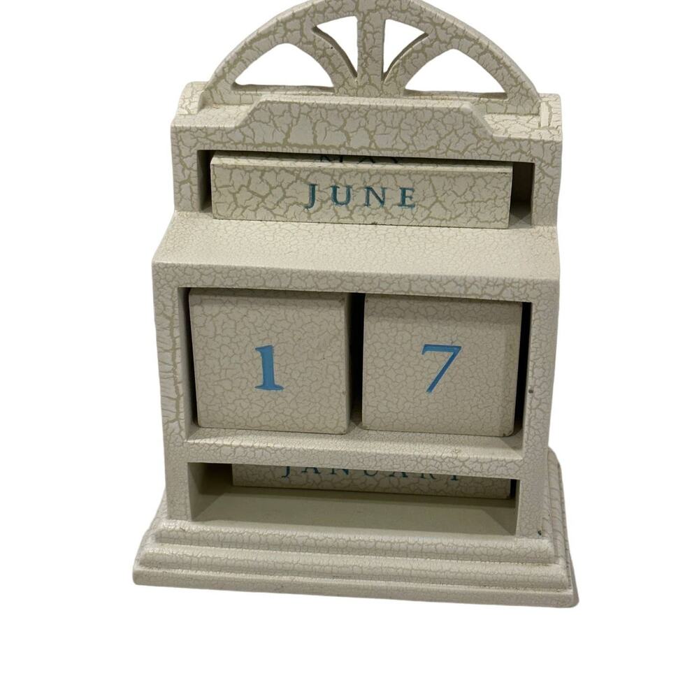 DaySpring Promise Box Ceramic Block Calendar 16643 Scripture Bible Verse